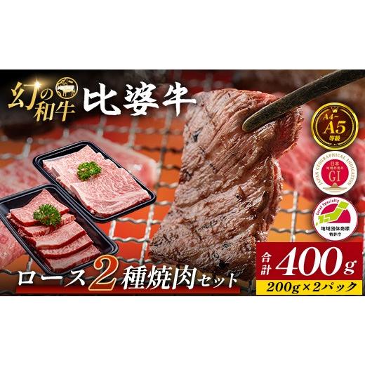 ふるさと納税 牛肉 焼肉・バーベキュー 広島県 庄原市 比婆牛 A5〜A4ランク ロース2種焼肉セット 400g | 牛肉 黒毛和牛 食べ比べセット 焼き肉