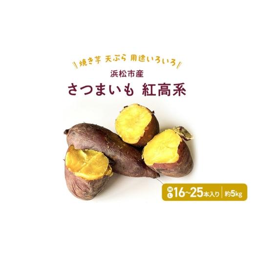 ふるさと納税 野菜類 サツマイモ 静岡県 浜松市 浜松市産 さつまいも 紅高系 M〜L 16本〜25本入り 約5kg サツマイモ 甘藷 薩摩芋 野菜 静岡 浜松市 No.5360-0…