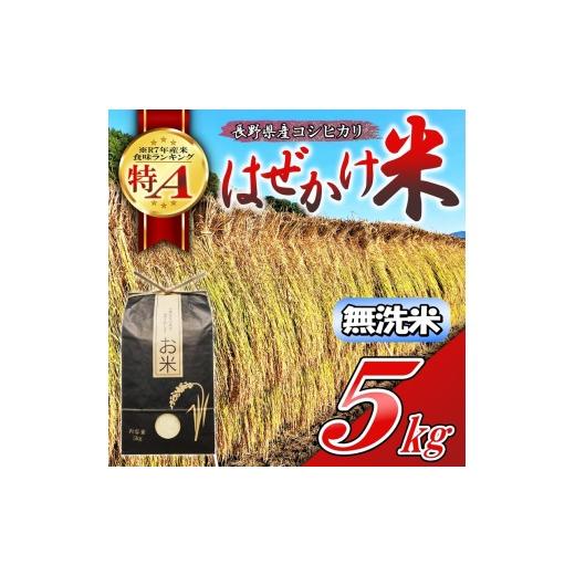 ふるさと納税 米 コシヒカリ 長野県 佐久市 令和7年産・無洗米5kg 長野県産こしひかり はぜかけ米(北海道・沖縄県・離島は配送不可)産地直送 信州 長野県 …
