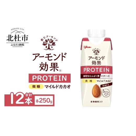ふるさと納税 飲料類 山梨県 北杜市 アーモンド効果?PROTEIN マイルドカカオ 微糖 250g×12本 マイルドカカオ 微糖