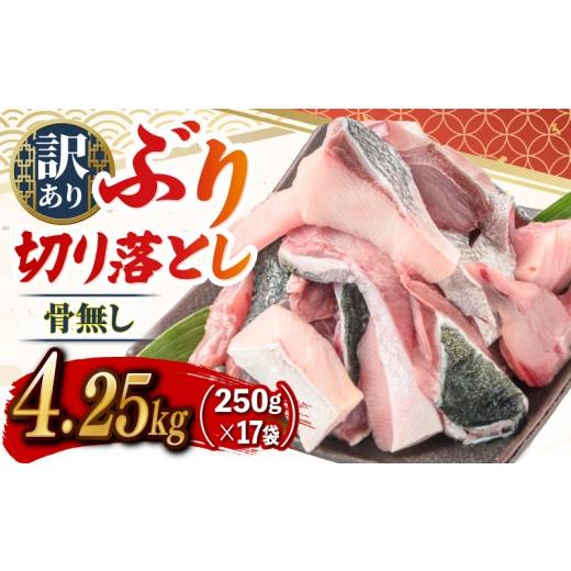 ふるさと納税 旬の鮮魚等 高知県 宿毛市 ブリバ切り落とし 約4.25kg (250g×17袋) すくも湾漁業組合 約4.25kg(250g×17袋) 15,000円