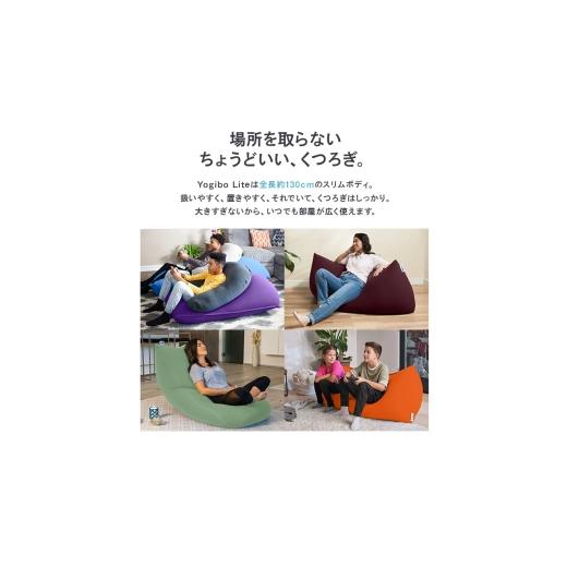 ふるさと納税 ファッション 大阪府 岸和田市 Yogibo Lite ダークグレー ヨギボー ヨギボーライト ビーズクッション クッション ビーズ 家具 ソファ ソファー …の画像