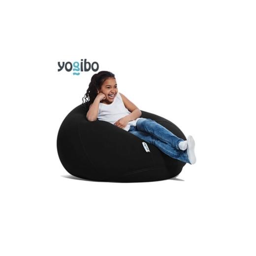 ふるさと納税 ファッション 大阪府 岸和田市 Yogibo Drop ブラック ヨギボー ヨギボードロップ ビーズクッション クッション ビーズ 家具 ソファ ソファー ビ…の画像