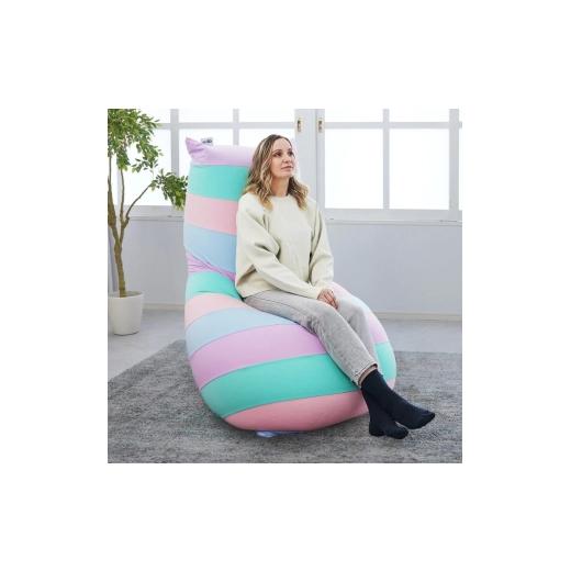ふるさと納税 ファッション 大阪府 岸和田市 Yogibo Max Rainbow パステル ヨギボー ヨギボーマックスレインボー ビーズクッション クッション ビーズ インテ…の画像