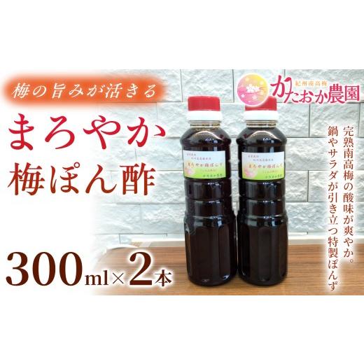 ふるさと納税 たれ・ドレッシング・酢 ポン酢 和歌山県 みなべ町 2026年8月以降発送予定 さっぱりなのにコクがある まろやか梅ぽんず 300ml(2本入)|梅ぽ…
