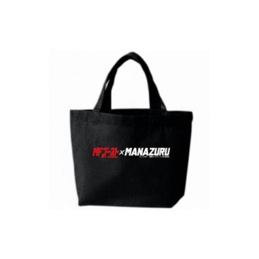 ふるさと納税 カバン 神奈川県 真鶴町 MFゴースト×MANAZURU コラボグッズ「ミニトートバッグ(黒)」 1735686
