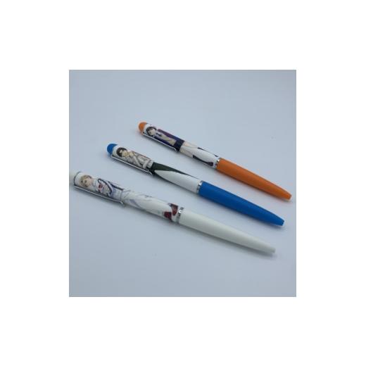 ふるさと納税 文房具・玩具 ボールペン 神奈川県 真鶴町 MFゴースト×MANAZURU コラボグッズ「ボールペン3本セット」 1735690