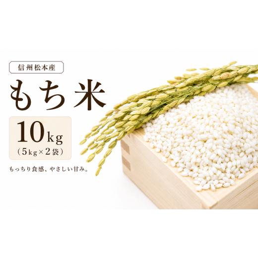 ふるさと納税 米・パン もち米 長野県 松本市 先行受付:9月中旬発送 信州松本産 もち米 10kg(5kg×2袋) │ 信州 お米 米 もち米 雪解け水 農家 今摺り 2段…