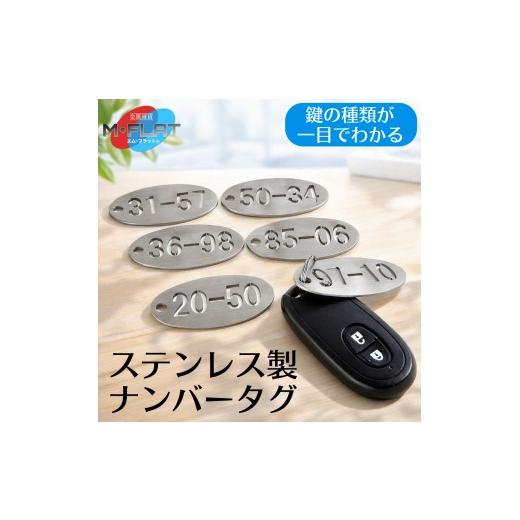 ふるさと納税 雑貨・日用品 岐阜県 瑞穂市 ナンバータグ ステンレス製 一目でわかる、スマート番号管理 |タグ 目印 キーリング キーホルダー チャーム 小物 …