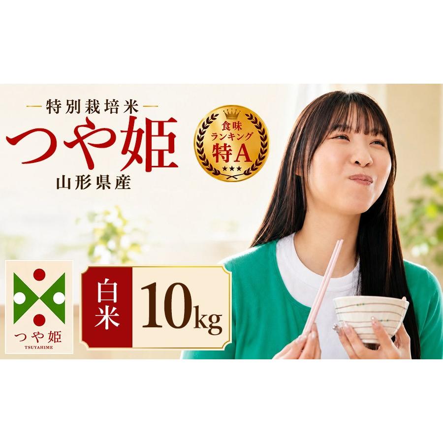 ふるさと納税 米 つや姫 山形県 鶴岡市  令和7年産 特別栽培米 つや姫 精米 10kg（5kg×2袋）　山形県産 　| つやひめ 10キロ 米 お米 コメ 白米 食品 ご飯 ご… | 
