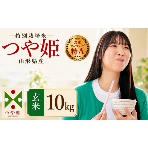 ふるさと納税 米 つや姫 山形県 鶴岡市  令和7年産 特別栽培米 つや姫 玄米 10kg（5kg×2袋）　山形県産 　| つやひめ 10キロ 米 お米 コメ 食品 ご飯 ごはん … |  | 01