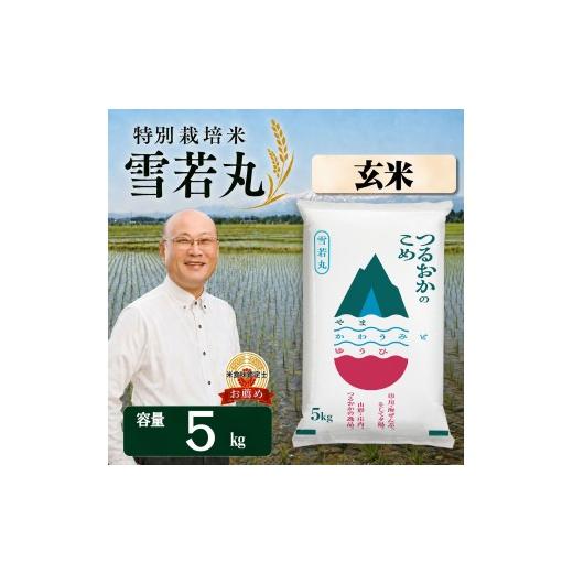 ふるさと納税 米 山形県 鶴岡市 令和7年産 特別栽培米 雪若丸 玄米 5kg (5kg×1袋) 山形県 庄内産 | ゆきわかまる 5キロ 米 お米 コメ 食品 ご飯 ごはん …