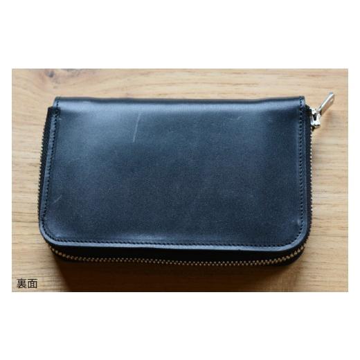ふるさと納税 ファッション 栃木県 益子町 ラウンドファスナーミドルウォレット（栃木レザー）｜栃木県 益子町 ふるさと納税 日用品 ウォレット レザー 革 栃…の画像