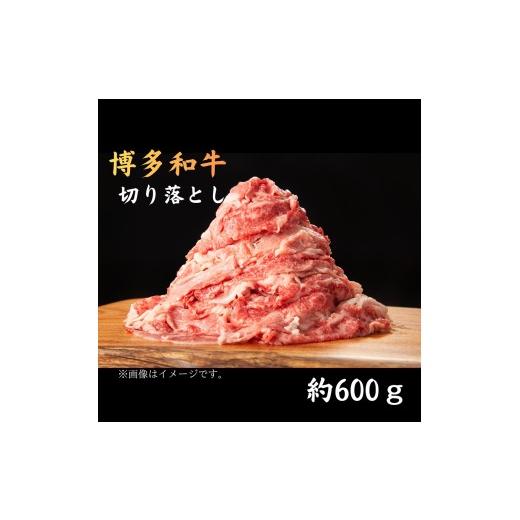 ふるさと納税 牛肉 焼肉・バーベキュー 福岡県 行橋市 DK-027_博多和牛切り落とし 約600g
