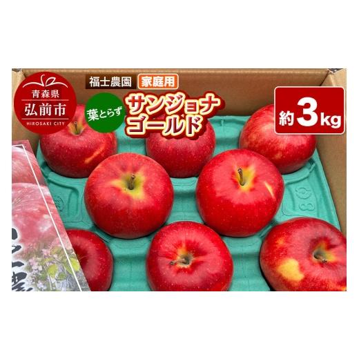 ふるさと納税 りんご 青森県 弘前市 26年10月〜発送 りんご 葉とらず サンジョナゴールド 家庭用 約3kg 青森県 弘前市 青森県産 産地直送 アップル おいしい …