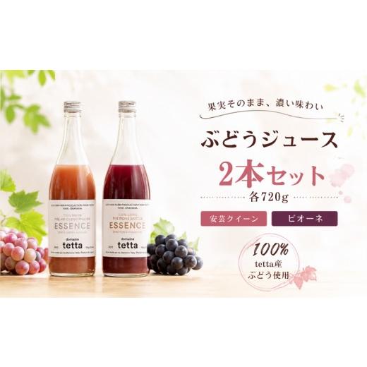 ふるさと納税 果汁飲料 ぶどう 岡山県 新見市 tetta ぶどうジュース 2本セット 各720g