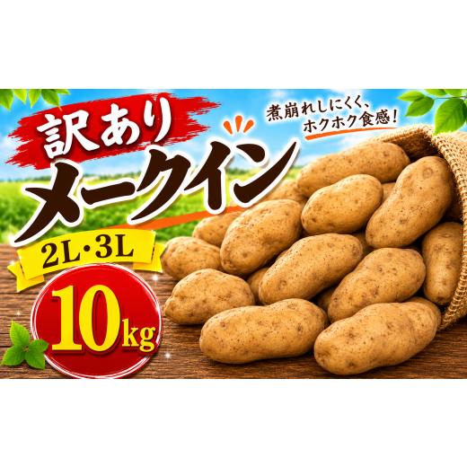 ふるさと納税 野菜類 じゃがいも 茨城県 鉾田市 じゃがいも 訳あり メークイン 約 10kg ジャガイモ 芋 いも イモ 2L 3L 規格外品 訳アリ 野菜 やさい シチュー…