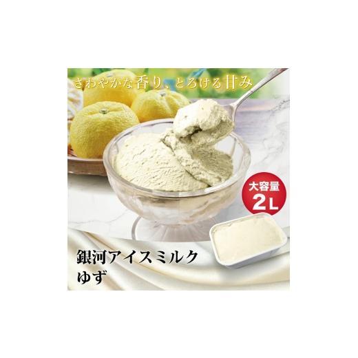 ふるさと納税 菓子 アイス 奈良県 大和郡山市 銀河アイス 業務用2リットル ゆず  