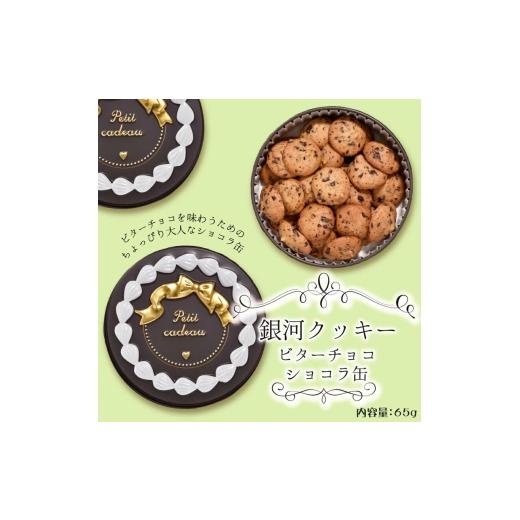ふるさと納税 焼菓子・チョコレート クッキー 奈良県 大和郡山市 銀河クッキー ビターチョコ ショコラ缶  