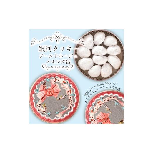ふるさと納税 焼菓子・チョコレート クッキー 奈良県 大和郡山市 銀河クッキー ブールドネージュ ハミング缶  