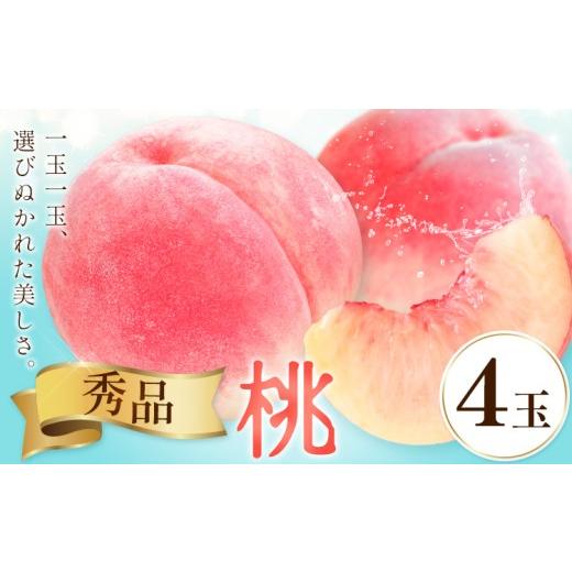 ふるさと納税 もも 和歌山県 紀の川市 桃 秀品 モモ 4玉 株式会社農業福祉研究機構[6月下旬-8月上旬頃出荷]和歌山県 紀の川市 送料無料 フルーツ 果物 もも …