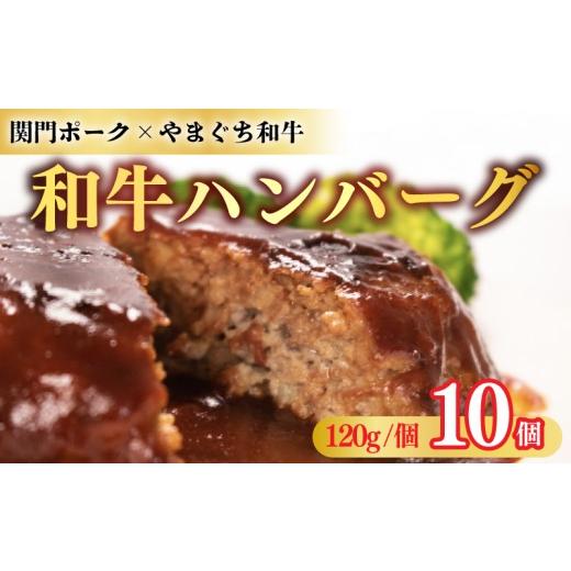ふるさと納税 肉 ハンバーグ 山口県 下関市 和牛 ハンバーグ 120g × 10個 ハンバーグ はんばーぐ 牛肉 冷凍 簡単 真空パック 小分け 保存料 添加物 不使用 黒…