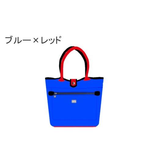 ふるさと納税 ファッション 大分県 国東市 クロッツバッグ 防水素材 シアトル ブルー×レッド_2761R-11 ブルー×レッド