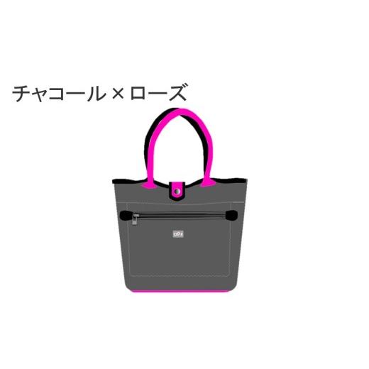 ふるさと納税 ファッション 大分県 国東市 クロッツバッグ 防水素材 シアトル チャコール×ローズ_2761R-16 チャコール×ローズ
