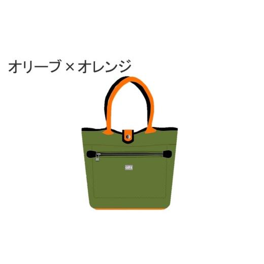 ふるさと納税 ファッション 大分県 国東市 クロッツバッグ 防水素材 シアトル オリーブ×オレンジ_2761R-20 オリーブ×オレンジ