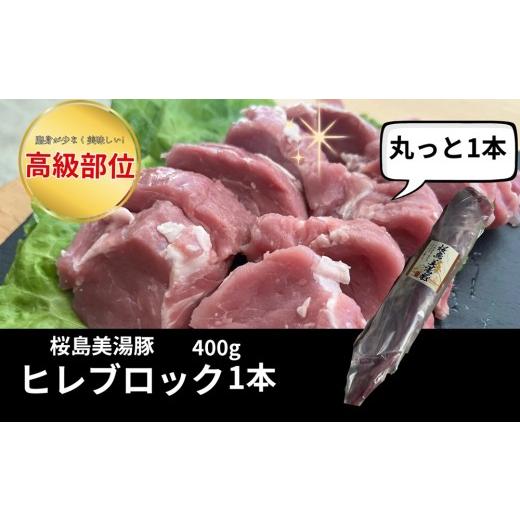 ふるさと納税 豚肉 ヒレ 鹿児島県 垂水市 W-0412/桜島美湯豚 ヒレ肉 1本 (400g以上)