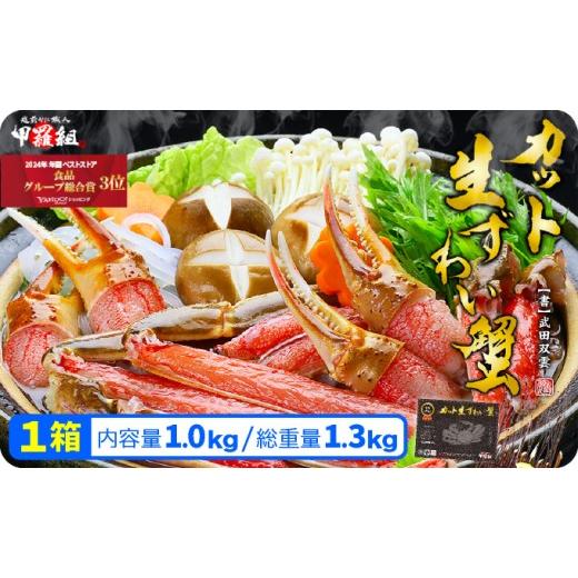 ふるさと納税 エビ・カニ等 カニ 福井県 敦賀市 [12月31日まで指定配送可] 生食OK カット生ずわい蟹 (高級品/黒箱) 内容量1000g/総重量1300g 024-b024 …