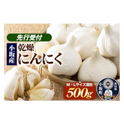ふるさと納税 野菜類 秋田県 小坂町 [先行受付]小坂産 乾燥にんにく 500g ニンニク にんにく 乾燥にんにく 野菜 根菜 国産 小坂産 秋田 中村農園 500g 8,000…
