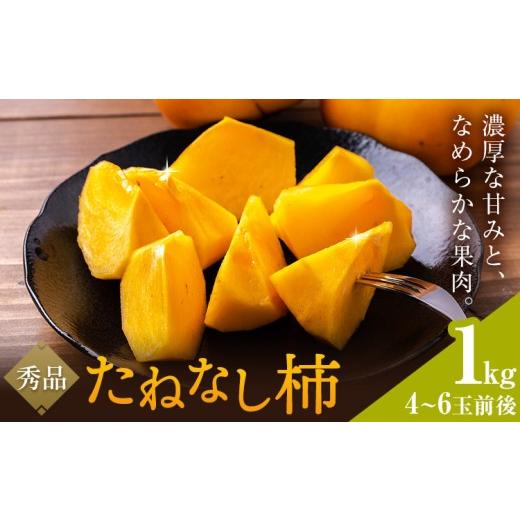 ふるさと納税 柿・栗 和歌山県 紀の川市 たねなし柿 秀品 1kg 株式会社農業福祉研究機構[9月上旬-11月上旬頃出荷]和歌山県 紀の川市 送料無料 フルーツ 果物…