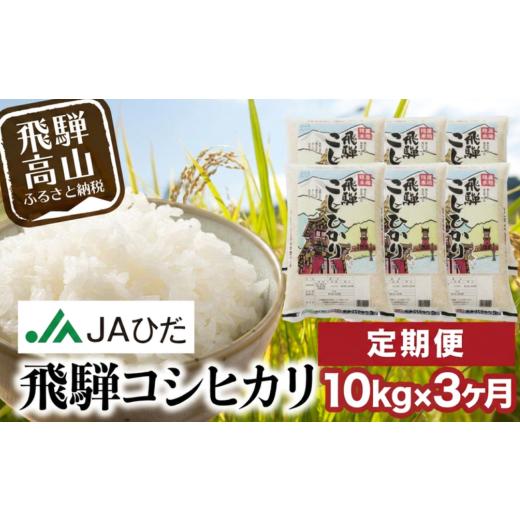 ふるさと納税 米 コシヒカリ 岐阜県 高山市 定期便 3ヶ月 (全3回)令和7年産 飛騨コシヒカリ 白米 10kg | こしひかり 飛騨こしひかり お米 コメ 精米 飛騨産…