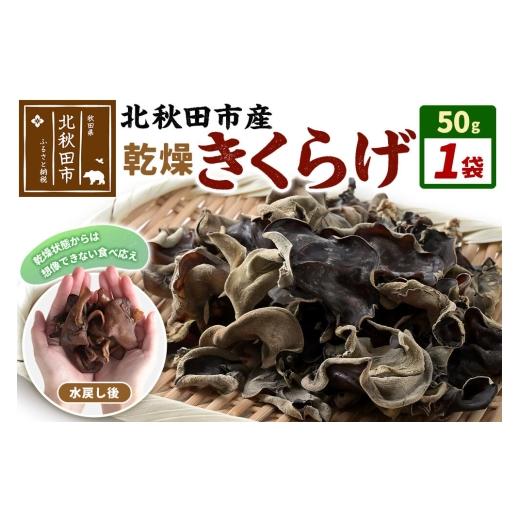 ふるさと納税 野菜類 きのこ 秋田県 北秋田市 国産 乾燥きくらげ 50g 天日干し 秋田県北秋田市産 きくらげ 木耳 キクラゲ 乾燥 手のひらサイズ 秋田県 北秋田…