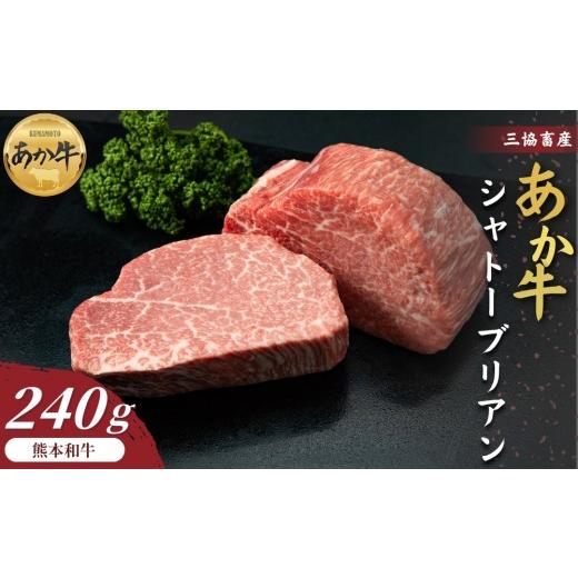 ふるさと納税 牛肉 ヒレ 熊本県 阿蘇市 三協畜産 あか牛 シャトーブリアン 120g×2枚 計240g ステーキ バーベキュー BBQ 焼肉 精肉 あか牛 赤牛 牛肉 あか牛 …
