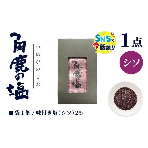 ふるさと納税 塩・だし ハーブ・風味付き 福井県 敦賀市 シソをたっぷり使用 角鹿の塩 小袋 25g 敦賀 塩 しお 粗塩 天然塩 天日塩 釜炊き シソ 味つき 調味料 …