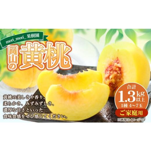 ふるさと納税 もも 岡山県 倉敷市 ご家庭用 岡山の黄桃 約1.3kg以上 もも 桃 モモ 黄桃 くだもの 果物 フルーツ 果実 果汁 果肉 岡山県産 旬 2026年8月上旬〜…