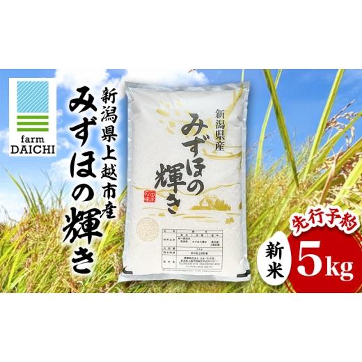ふるさと納税 米 新潟県 上越市 先行予約 令和8年 新米 新潟県上越市産 みずほの輝き 5kg 5キロ お米 コメ ふぁーむ大地