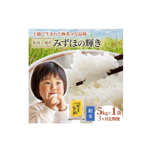 ふるさと納税 米 新潟県 上越市 精米したて 令和8年産 新潟県上越市産 みずほの輝き 定期便 5kg×3回 15kg 新米 先行予約 蛍の里