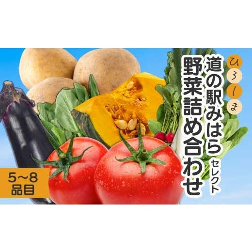 ふるさと納税 セット・詰合せ 広島県 三原市 お試し 道の駅セレクト 旬野菜つめあわせ やさい 野菜 詰め合わせ 5〜8品目 新鮮 国産 健康 ヘルシー サラダ 鍋 …