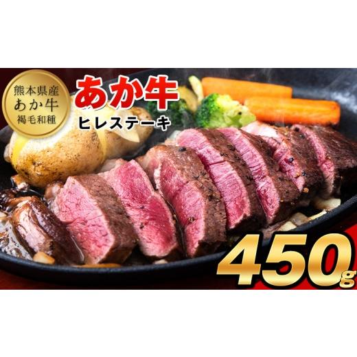 ふるさと納税 牛肉 ヒレ 熊本県 南関町 あか牛(褐毛和牛) ヒレステーキ 450g フィレ ヘレ[90日以内に出荷予定(土日祝除く)]