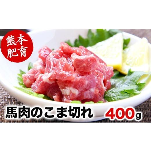 ふるさと納税 馬肉 熊本県 南関町 希少な純国産 熊本肥育 /2年連続農林水産大臣賞受賞の絶品馬肉 生食OK 馬肉のこま切れ400g 200g×2セット タレ付き[30日以…
