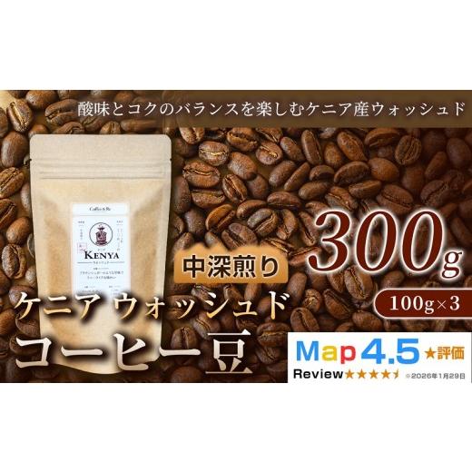 ふるさと納税 コーヒー コーヒー豆 埼玉県 加須市 ケニア (100g×3袋)×1セット (100g×3袋)×1セット