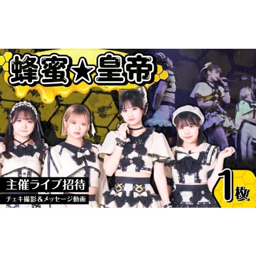 ふるさと納税 入場券・優待券 岐阜県 岐阜市 蜂蜜 皇帝 主催ライブ招待&チェキ撮影&メッセージ動画チケット アイドル はちペラ チケット 岐阜市 / ハニカ…
