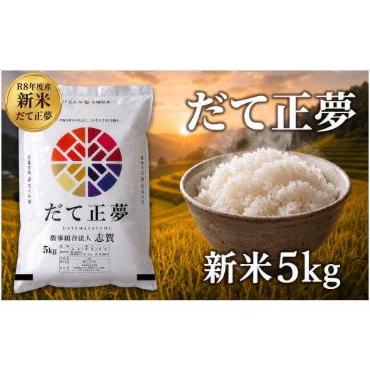 ふるさと納税 米 宮城県 岩沼市 令和8年産 新米 だて正夢 5kg おこめ お米 白米 精米 コメ ライス ごはん ご飯 国産米 新品種 新種 新しい もっちり もちもち…