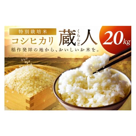 ふるさと納税 米 コシヒカリ 京都府 京丹後市 令和8年産 特別栽培米コシヒカリ 蔵人(くらんど) 精米20kg 特別栽培米 コシヒカリ 蔵人 おこめ 京都産 ふるさ…
