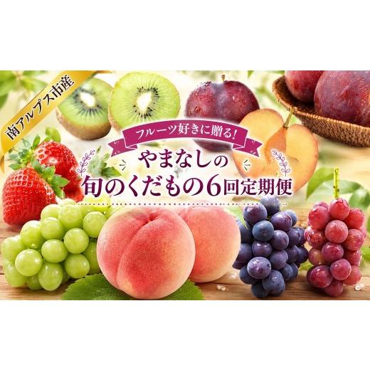 ふるさと納税 もも 山梨県 南アルプス市 通年受付予約 フルーツ好きに贈る やまなしの旬のくだもの6回定期便 ALPAJ074 | 通年発送 シャイン シャインマス…