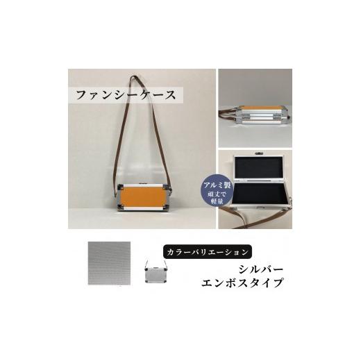 ふるさと納税 雑貨・日用品 埼玉県 富士見市 ファンシーケース[シルバー/エンボス] シルバー/エンボス