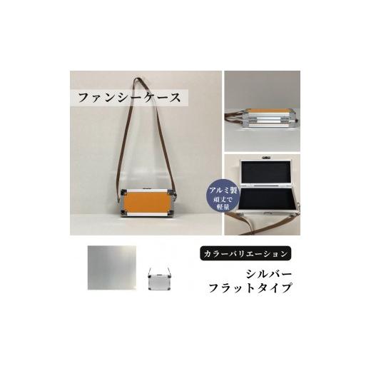 ふるさと納税 雑貨・日用品 埼玉県 富士見市 ファンシーケース[シルバー/フラット] シルバー/フラット